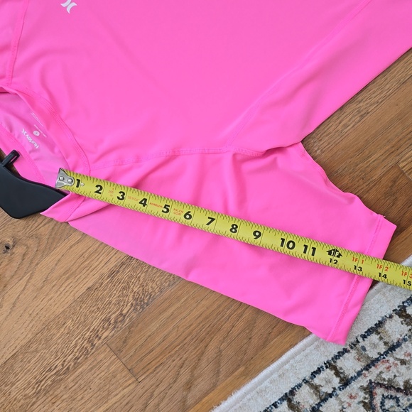 HURLEY BRAND GIRLS PINK SHORT SLEEVE TEE-SHIRT SIZE LARGE - Picture 12 of 13